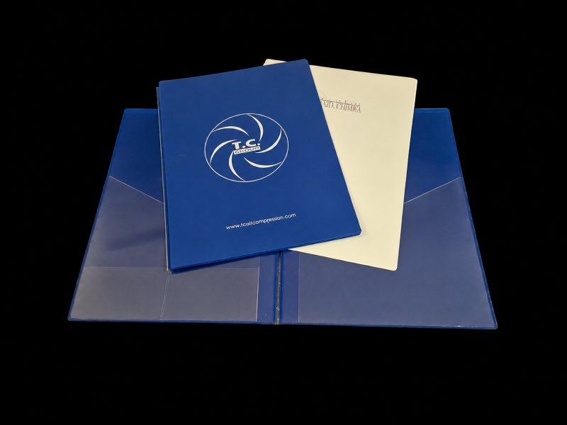 cartellina porta documenti con tasche